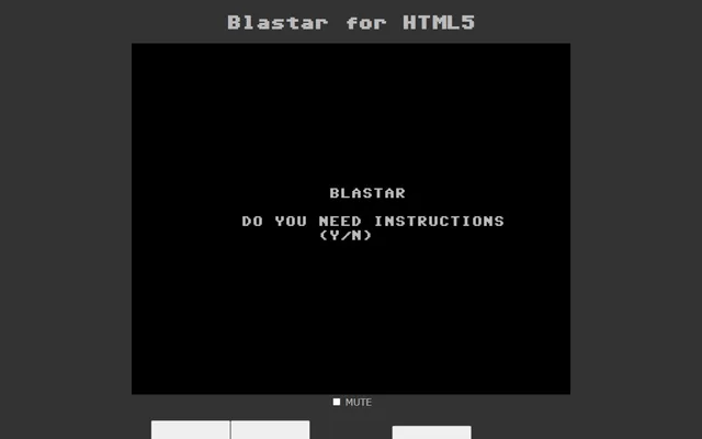 Blastar running in a browser