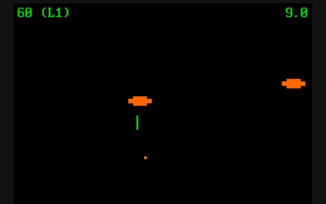 Invaders running in a browser