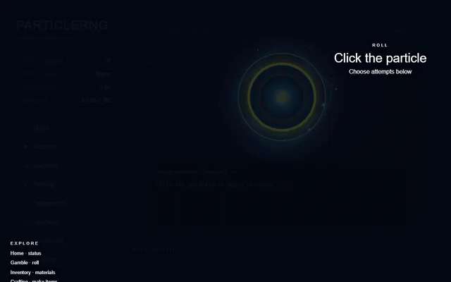 ParticleRNG: Particle Drop Simulator running in a browser