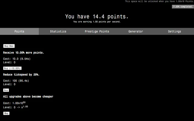 Point Generation running in a browser