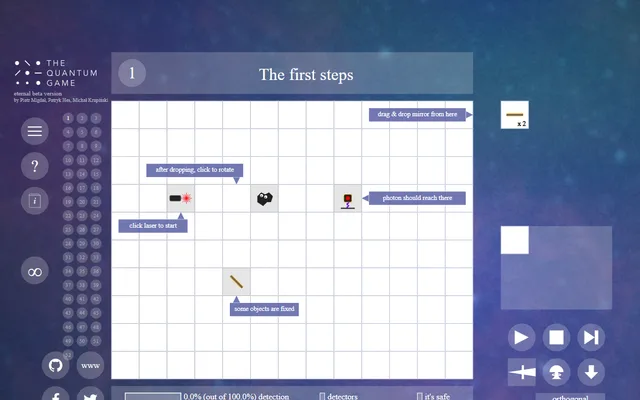 Quantum Game running in a browser