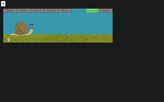 Snail Game running in a browser