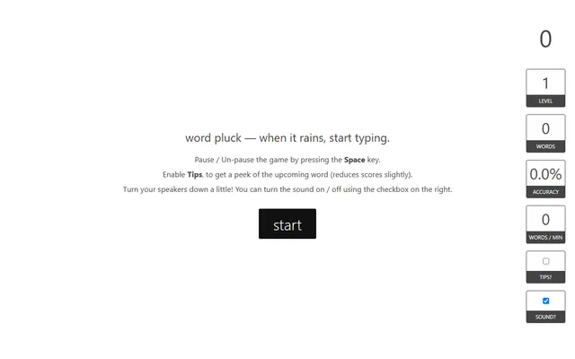 Wordpluck running in a browser
